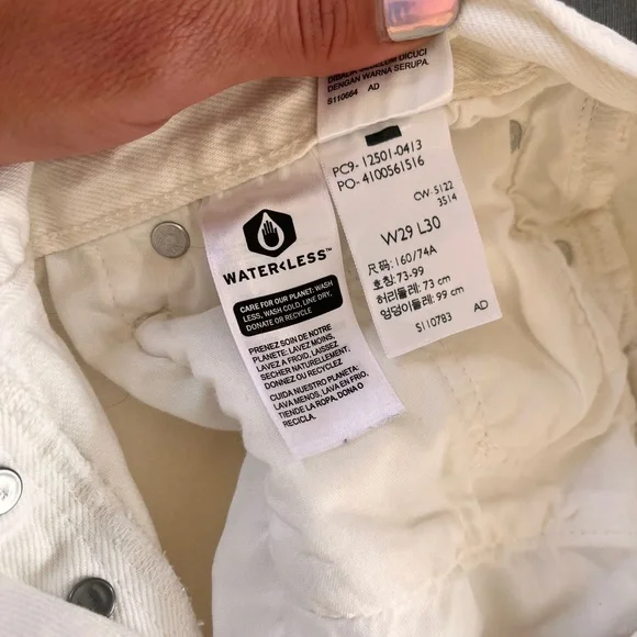 501® ORIGINAL FIT WOMEN'S JEANS WHITE - Picture 4 of 6